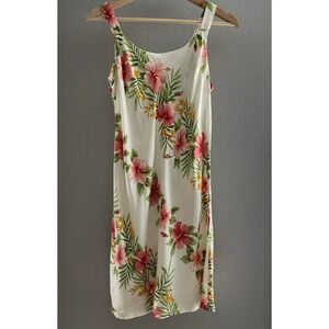 Puanani by RJC Floral Tropical Dress Size Small Made in Hawaii